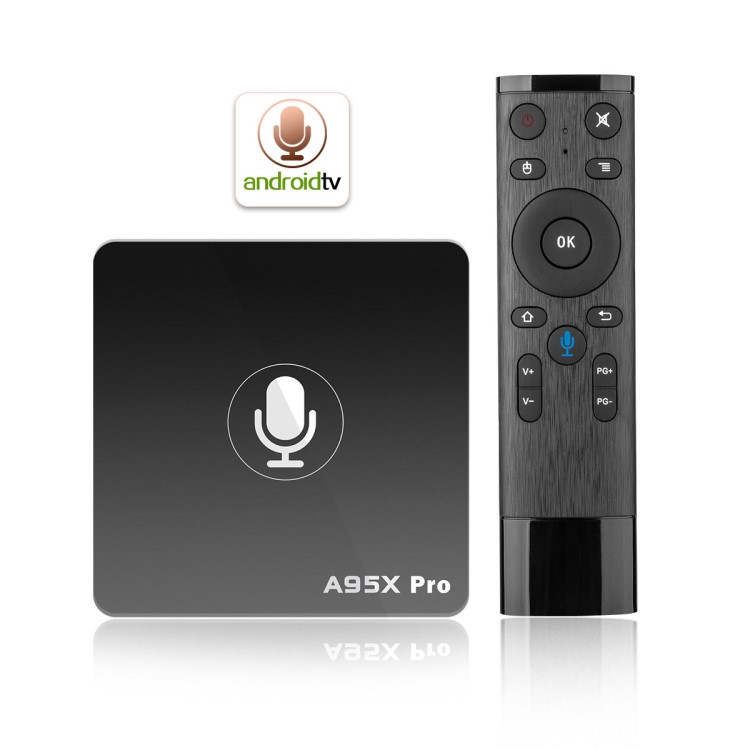 A95X PRO谷歌語音 機頂盒2G/16G 4K 高清播放器 安卓7.1 TV BOX