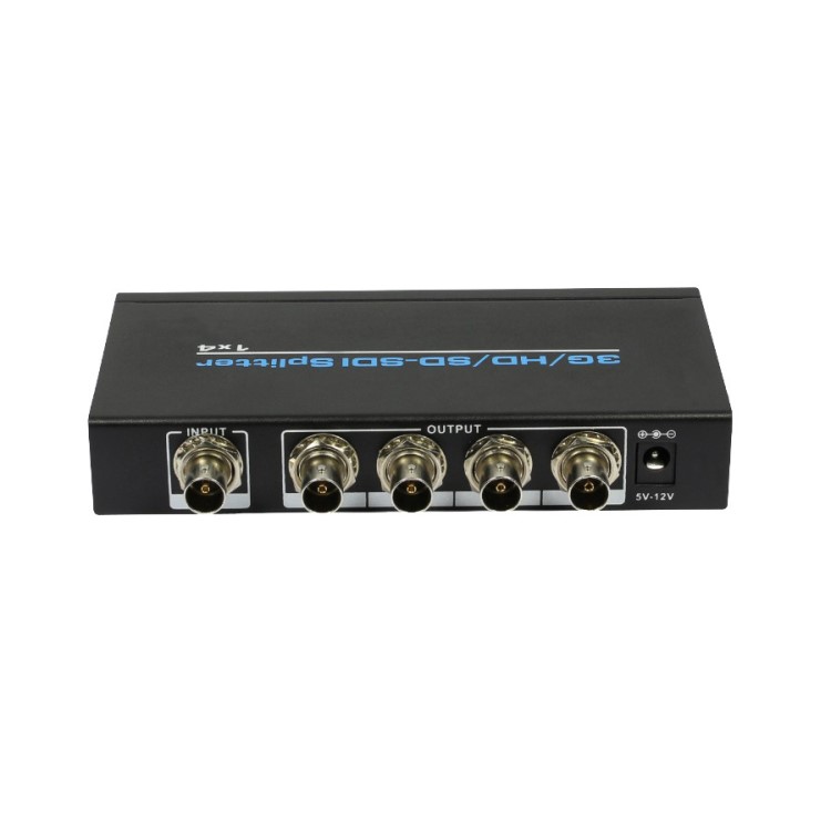 高清視頻分配器1進4出SD/HD/ 3G 1x4 SPLITTER SDI分屏器切換器