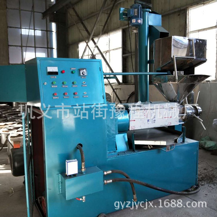 豫程全自動螺旋榨油機 菜籽油葵棉籽榨油機 不銹鋼真空濾油機