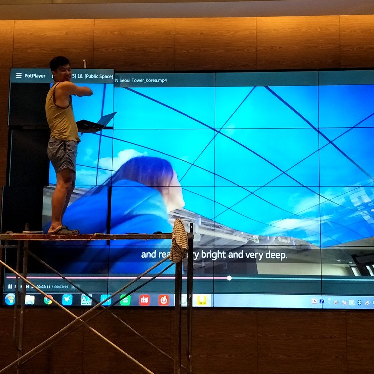 三星液晶拼接屏46/55寸lcd液晶屏 1.7mm窄缝拼接高清大屏幕墙