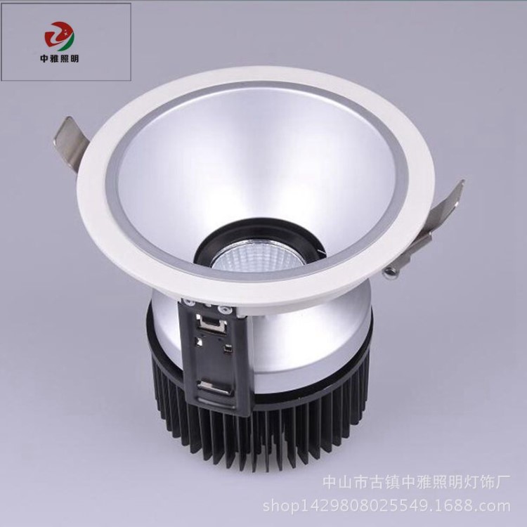 LED酒店工程洗墙灯开孔160MM140MMCOB聚光射灯25W30W35W40W科锐