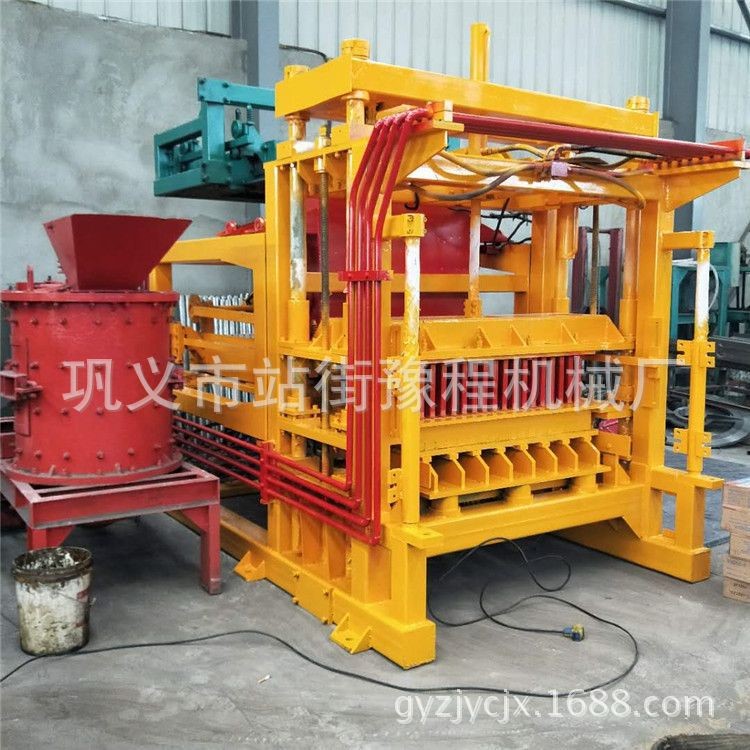 全自動水磨石免燒磚機5-15型水泥免燒磚機混凝土靜壓水泥砌塊機