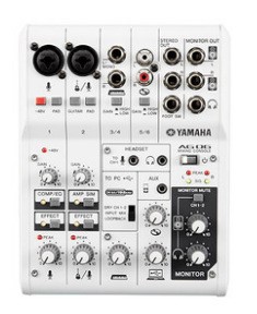 Yamaha/雅馬哈 AG06 6路帶聲卡調(diào)音臺 播客電臺DJ錄音創(chuàng)作 K歌