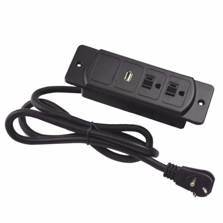 美式USB插座UL美規插座 床頭帶USB充電插座 桌面接線5V2A插座