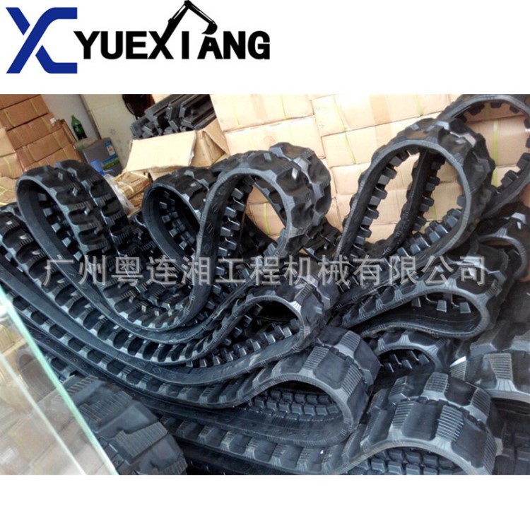 挖機 山河智能18 橡膠履帶 挖掘機工程機械配件 廠家供應(yīng) 品質(zhì)保