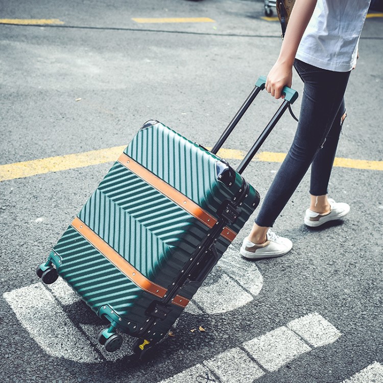 旅行箱子2018新款可拆萬向剎車輪行李箱密碼箱24寸拉桿箱一件代發