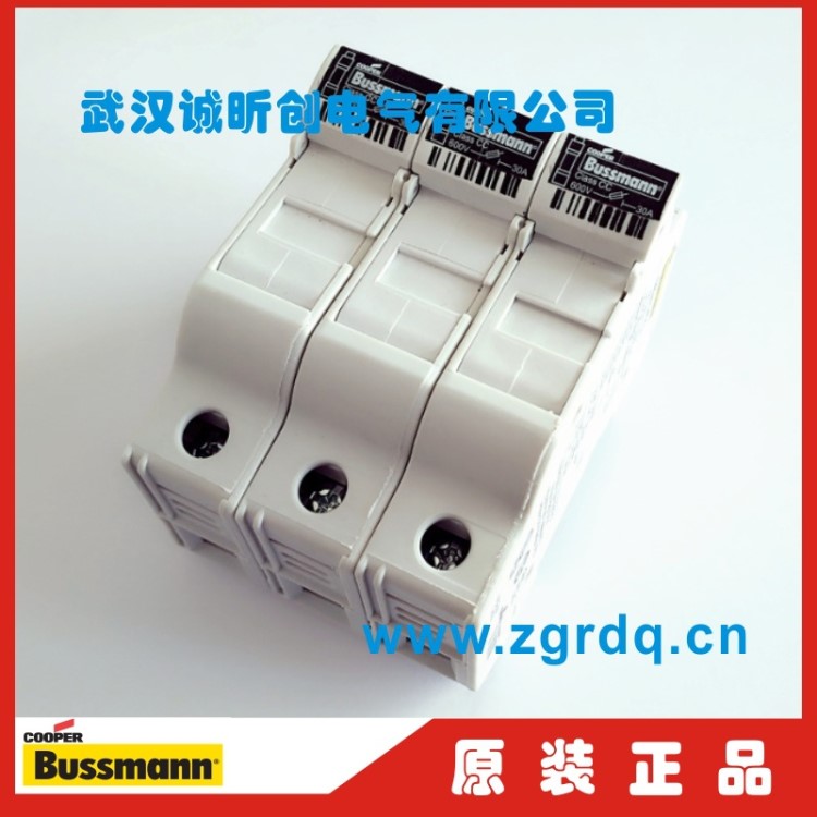 美國庫柏博士曼BUSSMANN保險絲座 CHCC3DIU CHCC3DU 30A 600V