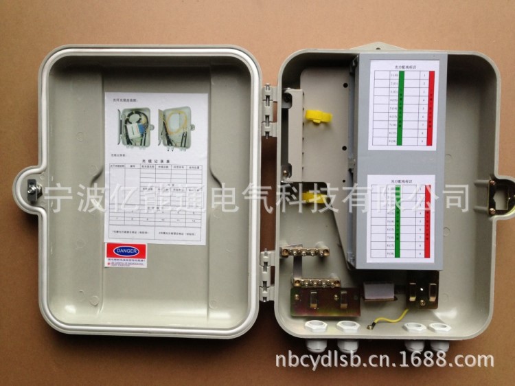 供應 FTTHSMC32芯配線箱光分路器樓道箱插片箱分光分纖箱