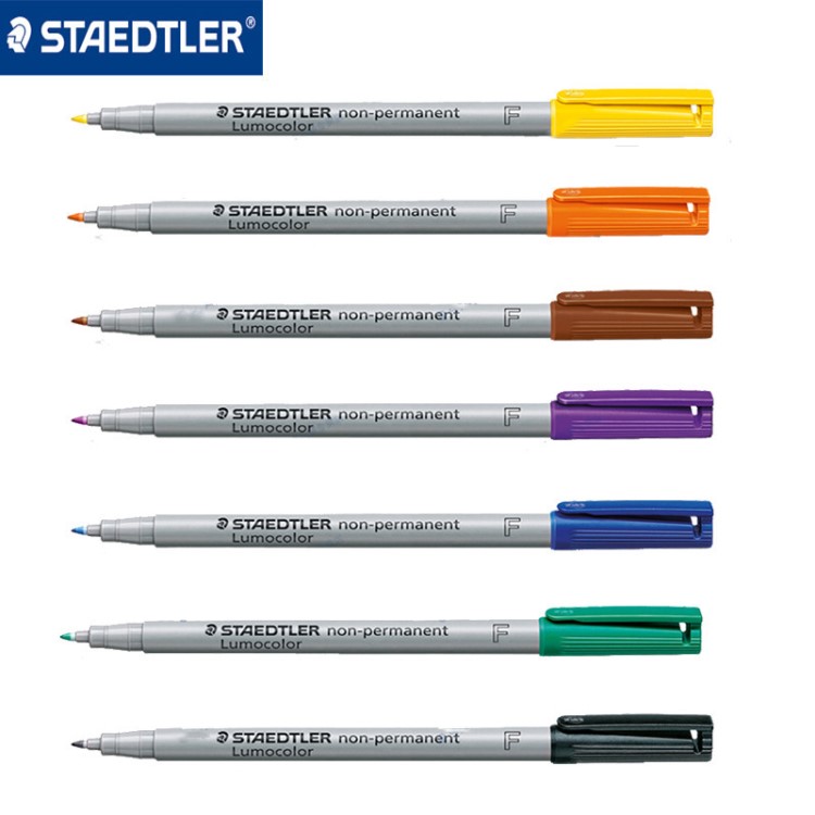 Staedtler 施德楼 316 F 通用水性 投影笔 菲林笔 胶片笔 多色