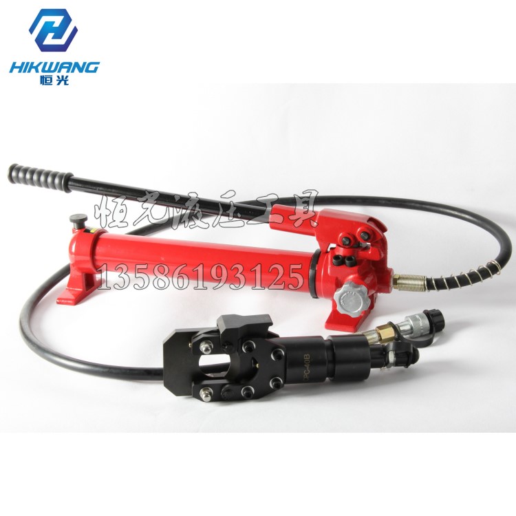 手動(dòng)液壓開線剪 液壓電纜剪 CPC-40B 鋼絞線切刀 配手動(dòng)泵 CP-700