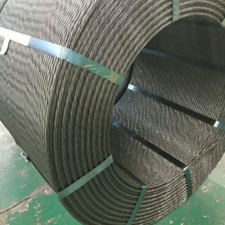 橋梁礦用基坑鋼絞線 多種類鍍鋅鋼絞線 耐腐蝕預應力預埋管鋼絞線