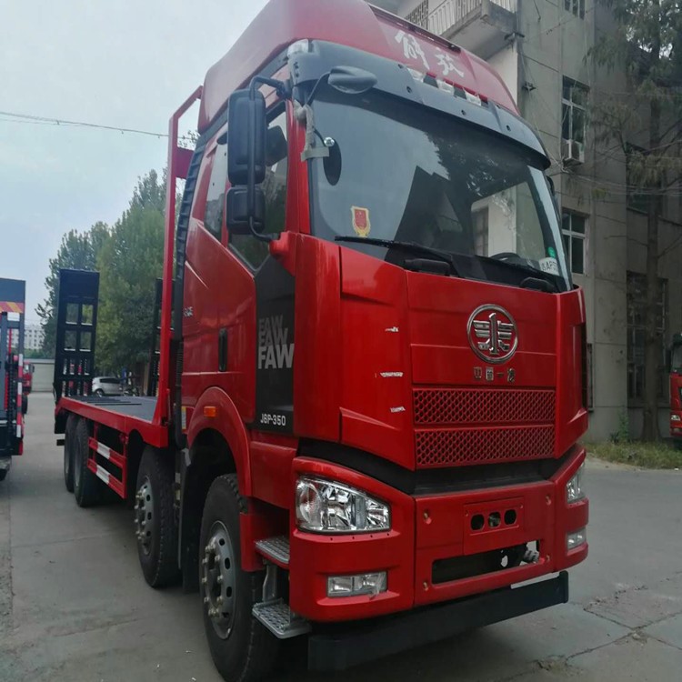 挖掘機拖板車前四后八大型挖掘機平板拖車-江淮全系挖機拖車0.8L