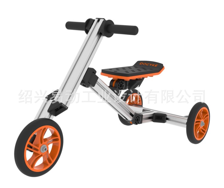 docyke百變童車(chē)4合一DIY益智拼裝模塊infento滑板車(chē)模塊化童車(chē)