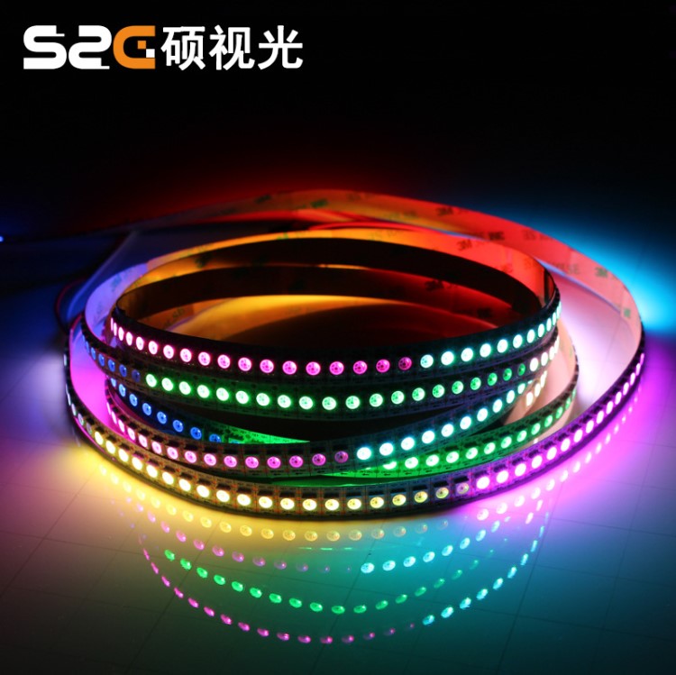 熱推led全彩燈條 內置ICSK9822 6812 超炫麗幻彩燈帶  工廠直銷