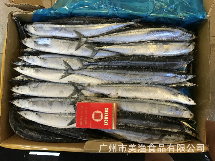 批發(fā)供應(yīng)急凍秋刀魚 速凍冷凍海鮮 秋刀魚1號(hào) 2號(hào) 3號(hào)燒烤魚10KG