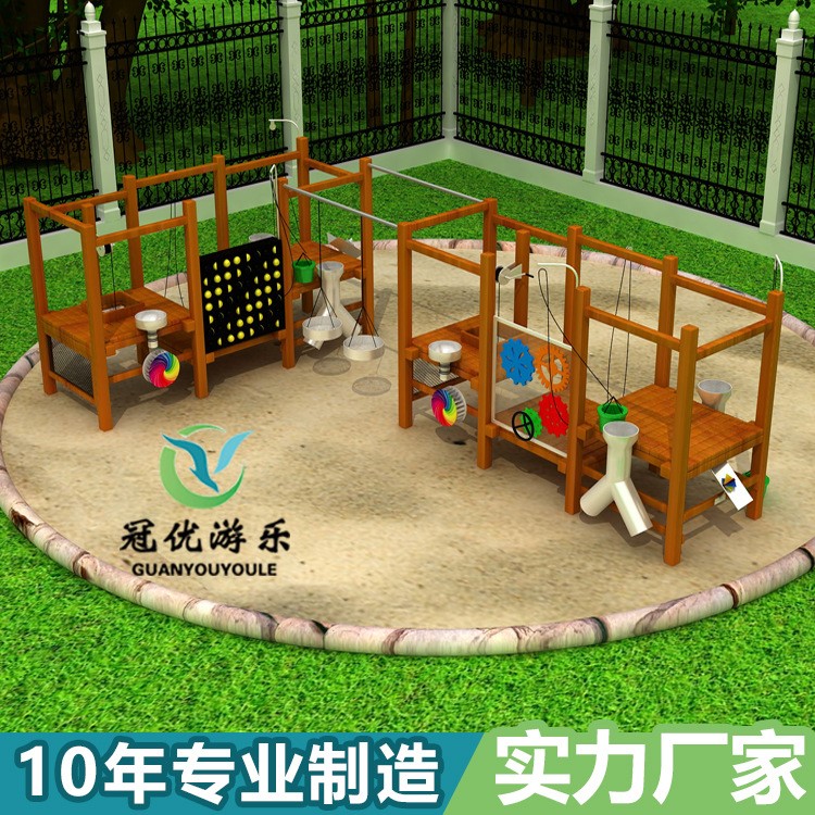 幼兒園大型木質(zhì)玩沙樂園設(shè)備戶外 兒童淘氣堡游樂場沙池拓展設(shè)施