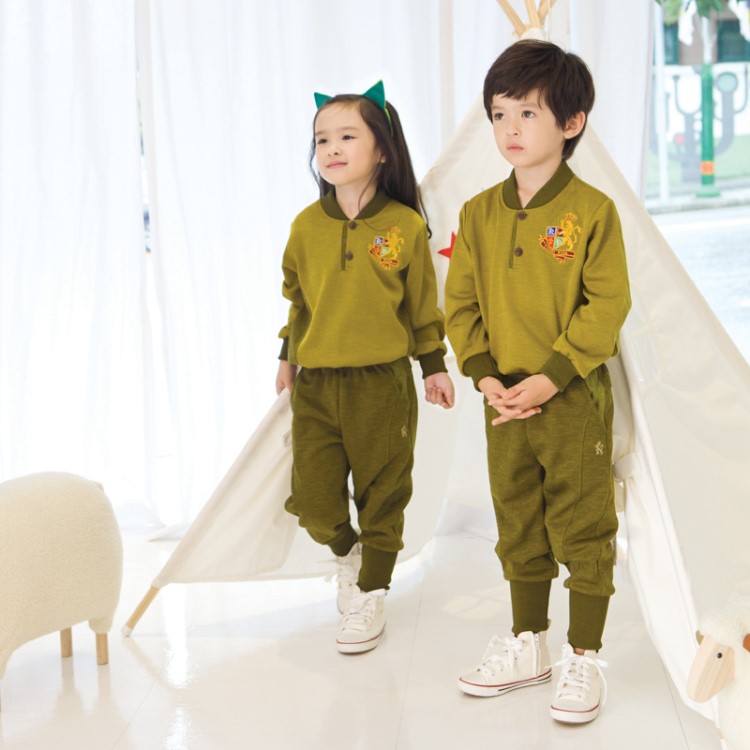 新款長(zhǎng)袖深圳小學(xué)生校服班服套裝幼兒園園服秋冬裝運(yùn)動(dòng)會(huì)演出服