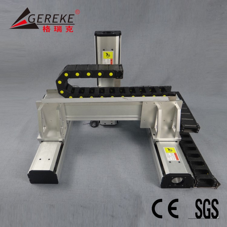 三軸直線模組線性滑臺滾珠絲桿滑臺步進伺服電機十字兩軸機械手