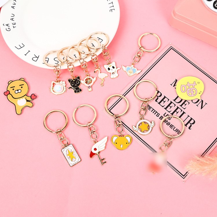 ID門禁卡定制 diy創意金屬鑰匙扣定制作動漫卡通logo小掛件定做