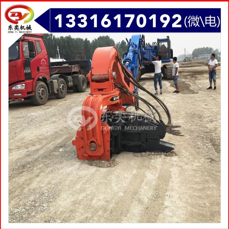 挖掘機(jī)液壓打拔樁機(jī) 振動(dòng)錘打樁機(jī) 打樁機(jī)施工隊(duì)廠家