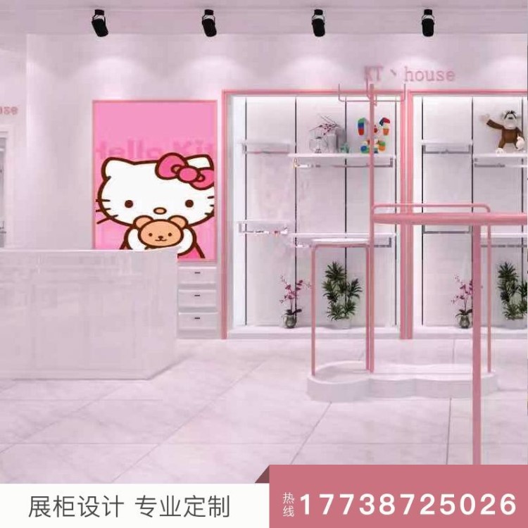 虎之翼 童装服装店样品展示架展架展柜鞋子包包展示架定制