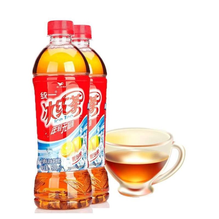 统一冰红茶饮料500ml*18瓶/整箱