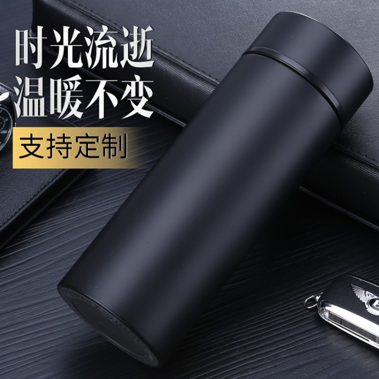 304不銹鋼無縫焊接內(nèi)膽辦公水杯商務真空保溫杯禮品杯子 定制