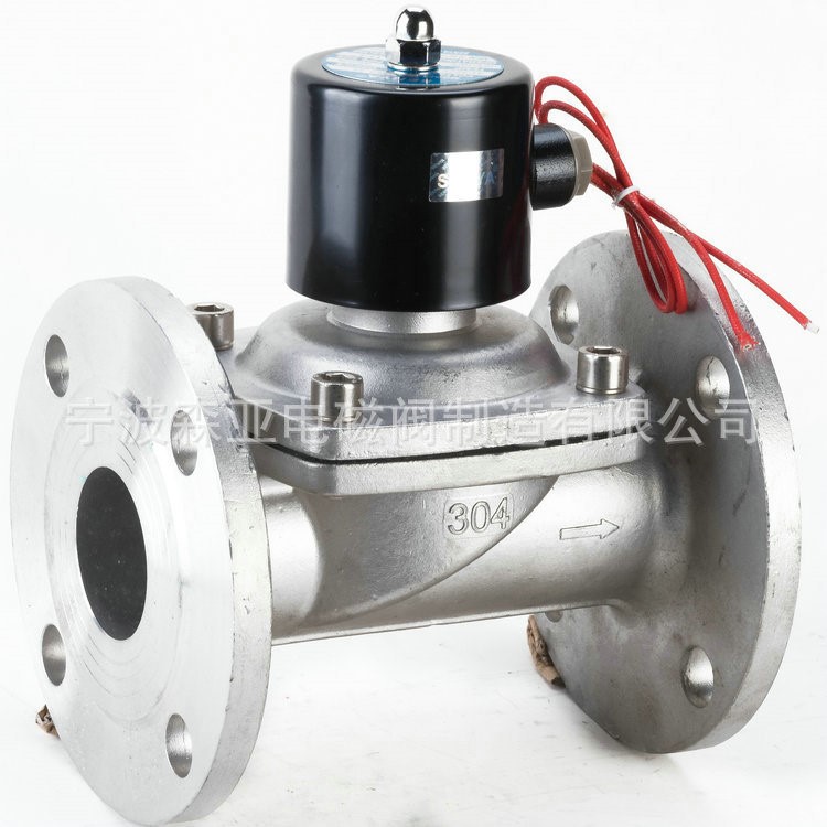 2S-500-50F銷售全不銹鋼氣動電磁閥 2S系列法蘭高溫蒸汽電磁閥