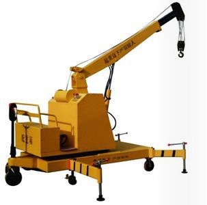 定制全電動旋轉(zhuǎn)吊車 可移動全自動液壓輕便小吊機 小型