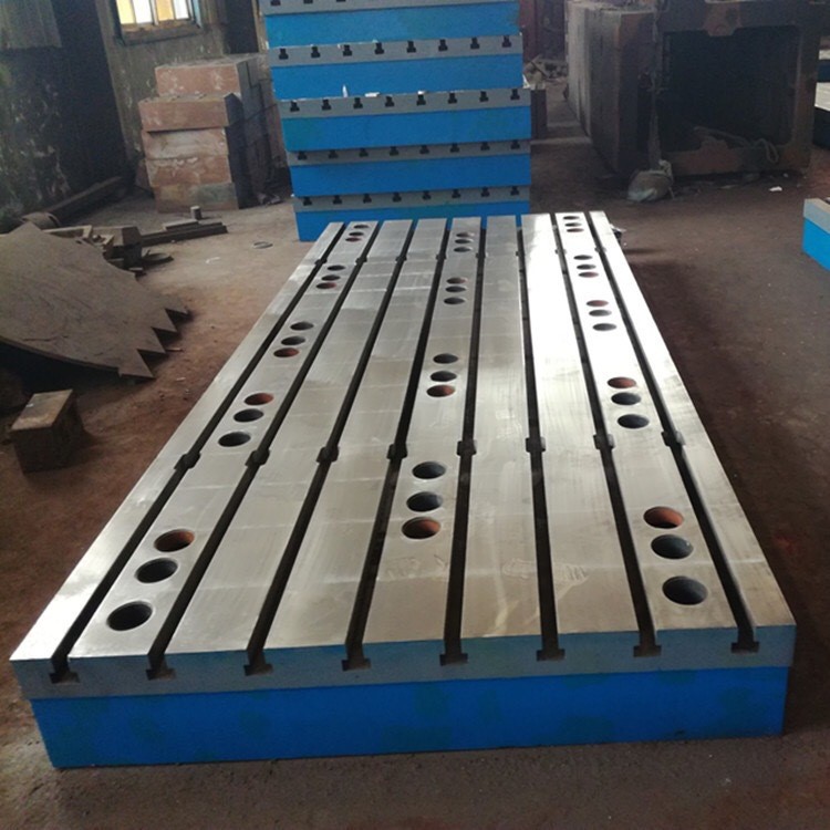 鴻耀機械廠家生產(chǎn)鑄鐵平臺  三維柔性焊接平臺  鑄鐵研磨平板平臺