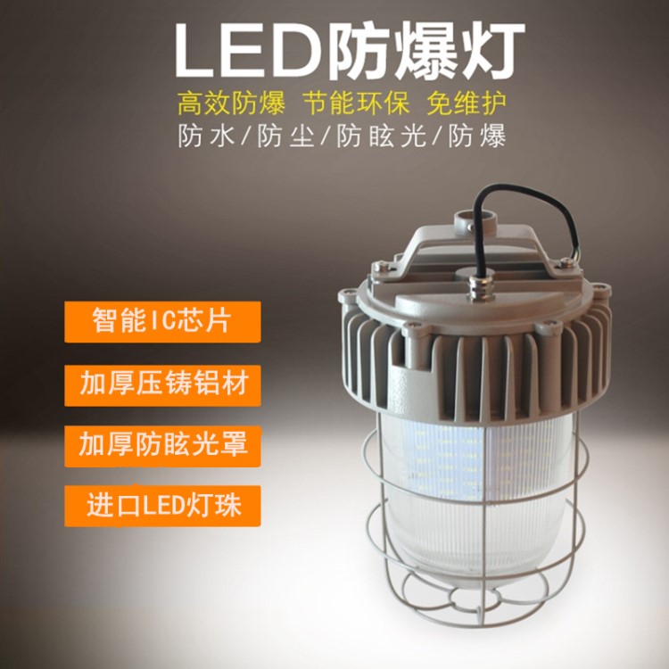 供應 LED防爆三防燈50W 80W防眩泛光燈吸頂式護欄式電廠平臺燈