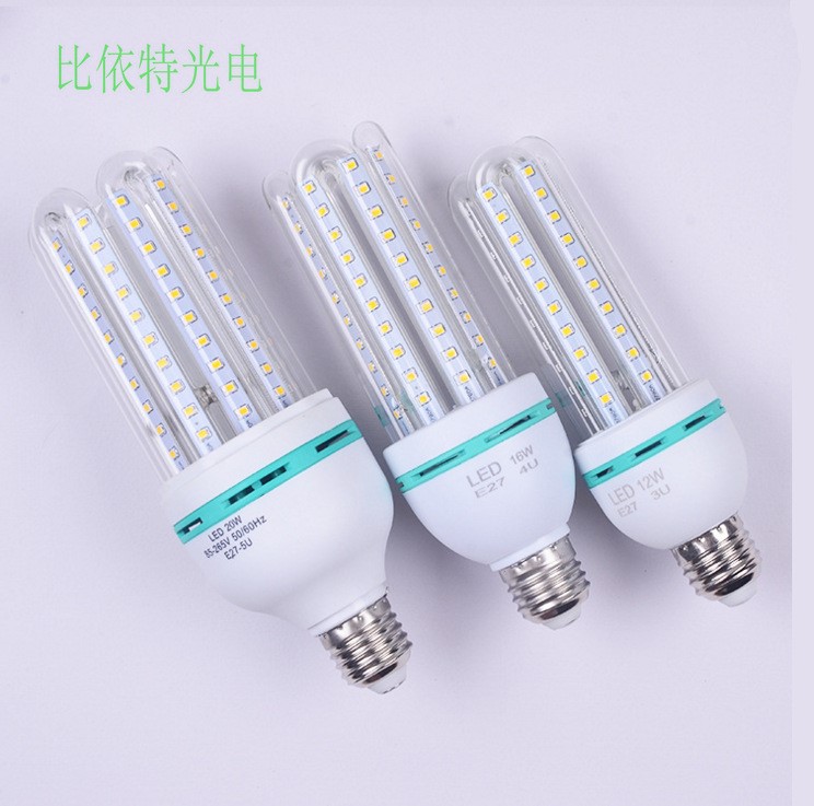 LED貼片節(jié)能燈 led2U/3U/4U型玉米燈泡led節(jié)能燈LED燈泡3U節(jié)能燈