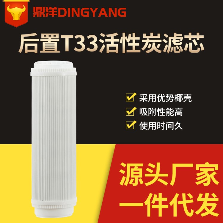 凈水器濾芯 水機(jī)濾芯 飲水機(jī)配件耗材 凈水機(jī)T33活性碳10寸通用