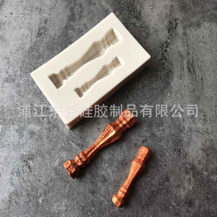 羅馬柱造型蛋糕翻糖模具 液態(tài)蛙膠模具L103