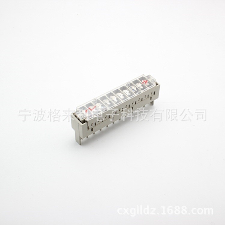 保安排 三極管保安排 10對防雷三極管保安排 Arrester Magazine