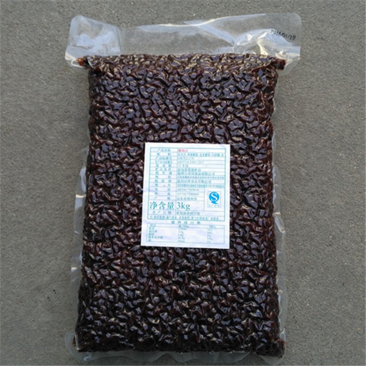豆香坊糖納豆 蜜豆 糖納紅豆 冰粥甜品冰沙奶茶原料3kg*6包