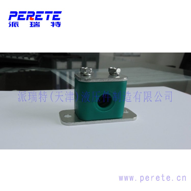 廠家供應(yīng)液壓管夾外六角長底板管夾 輕型塑料管夾