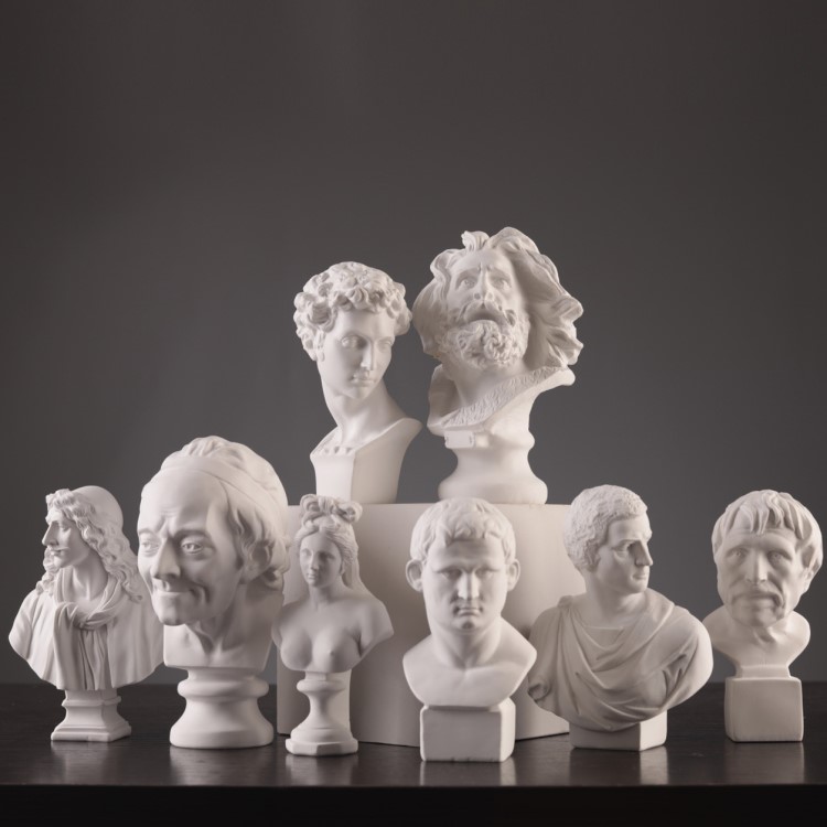 北欧雕像石膏像树脂工艺品摆件创意艺术品客厅酒柜家居店铺装饰品