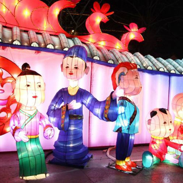 春節大型花燈 燈帶裝飾 電動花燈 燈光展示 節日氣氛  設計花燈