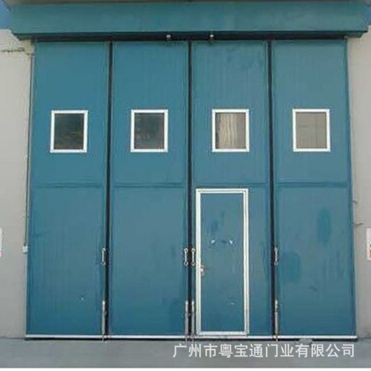 廠家定制超大型廠房折疊門電動(dòng)平移工業(yè)門多斷式飛機(jī)庫船塢廠大門