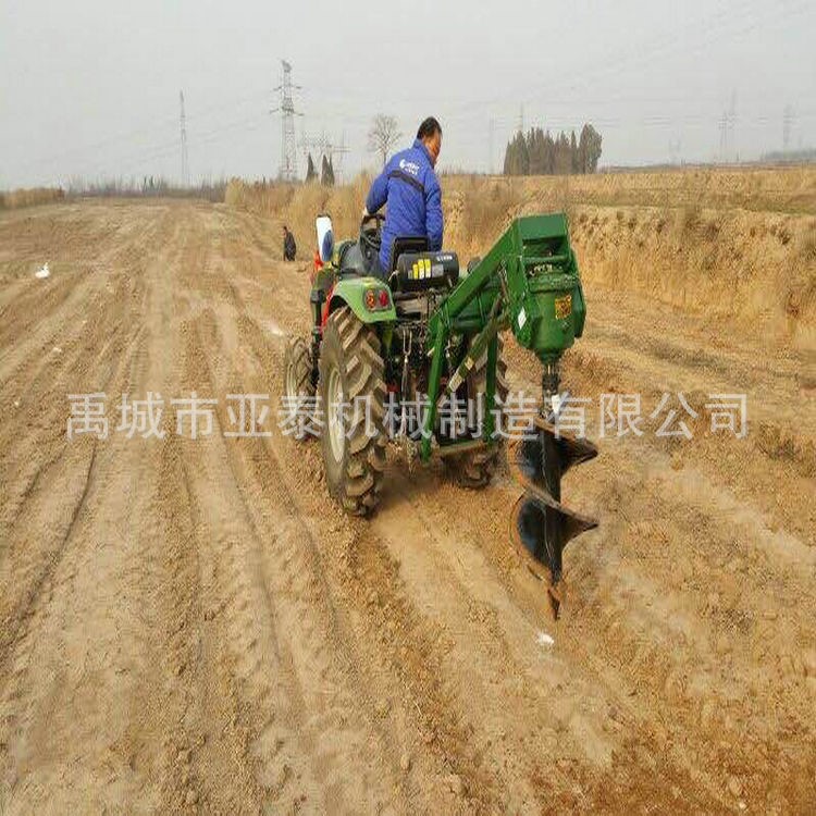 拖拉機植樹挖坑機 懸掛便攜式起坑機WKJ-50