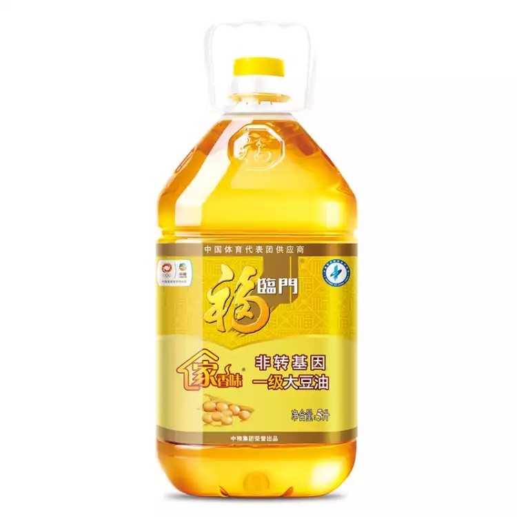 福臨門 食用油 非轉(zhuǎn)基因家香味一級大豆油5L