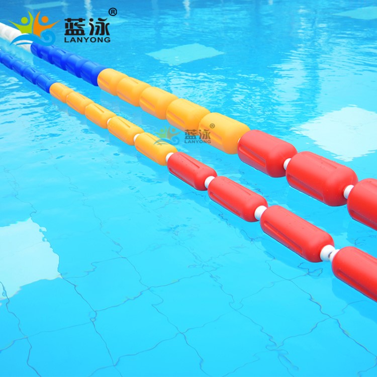 藍泳牌游泳池泳道線分道線金杯浪條比賽分隔線浮標深淺池警界線