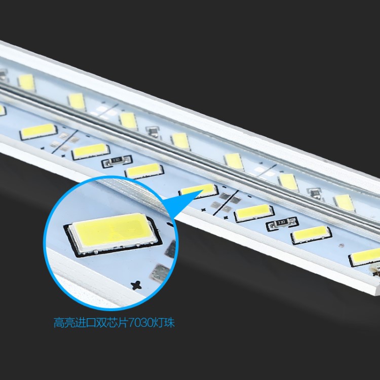 LED硬燈條12V櫥窗珠寶柜臺(tái)燈72珠7030高亮貼片光源5730LED燈帶