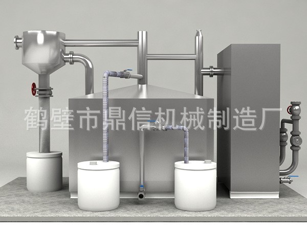 厂家供应 不锈钢隔油装置  除渣强排型油水分离器