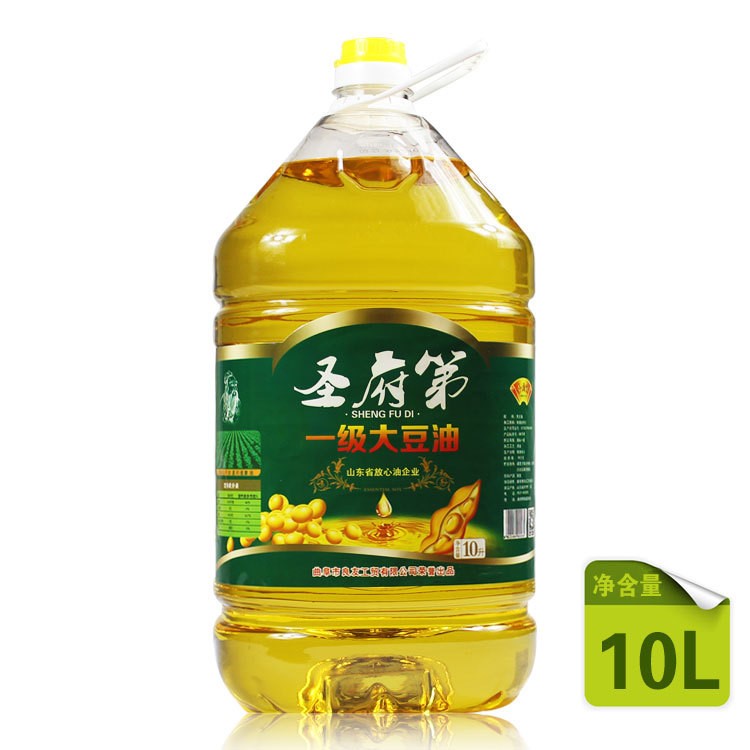 山東色拉油20L大桶裝一級(jí)大豆油20L1瓶一級(jí)大豆油批發(fā)食用油代理