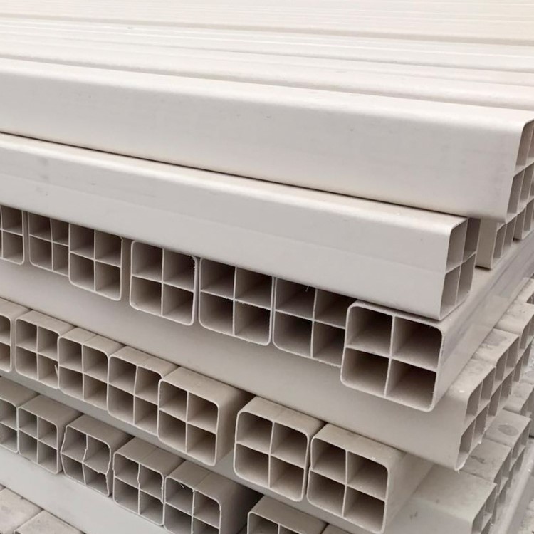 栓立PVC格柵管 廠家定做九孔 四孔柵格管電力通訊用方管規(guī)格