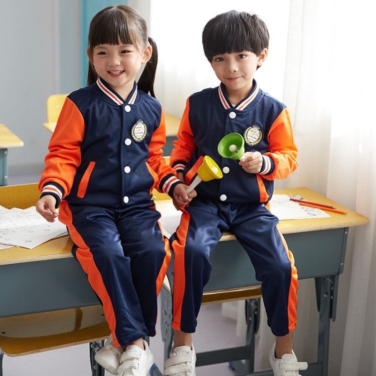 童装2018秋季新款儿童校服 男女童幼儿园园服 小学儿童长袖班服