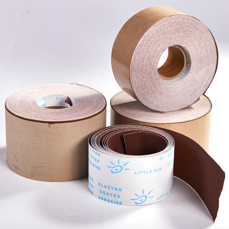 廠家直銷 TJ103小太陽手撕砂布卷砂帶6寸寬打磨耐磨軟布卷