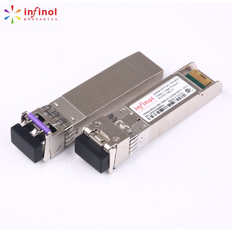 CWDM-SFP10G-1590-80K萬兆10G 光纖模塊,1590nm 雙LC接口光纖模塊